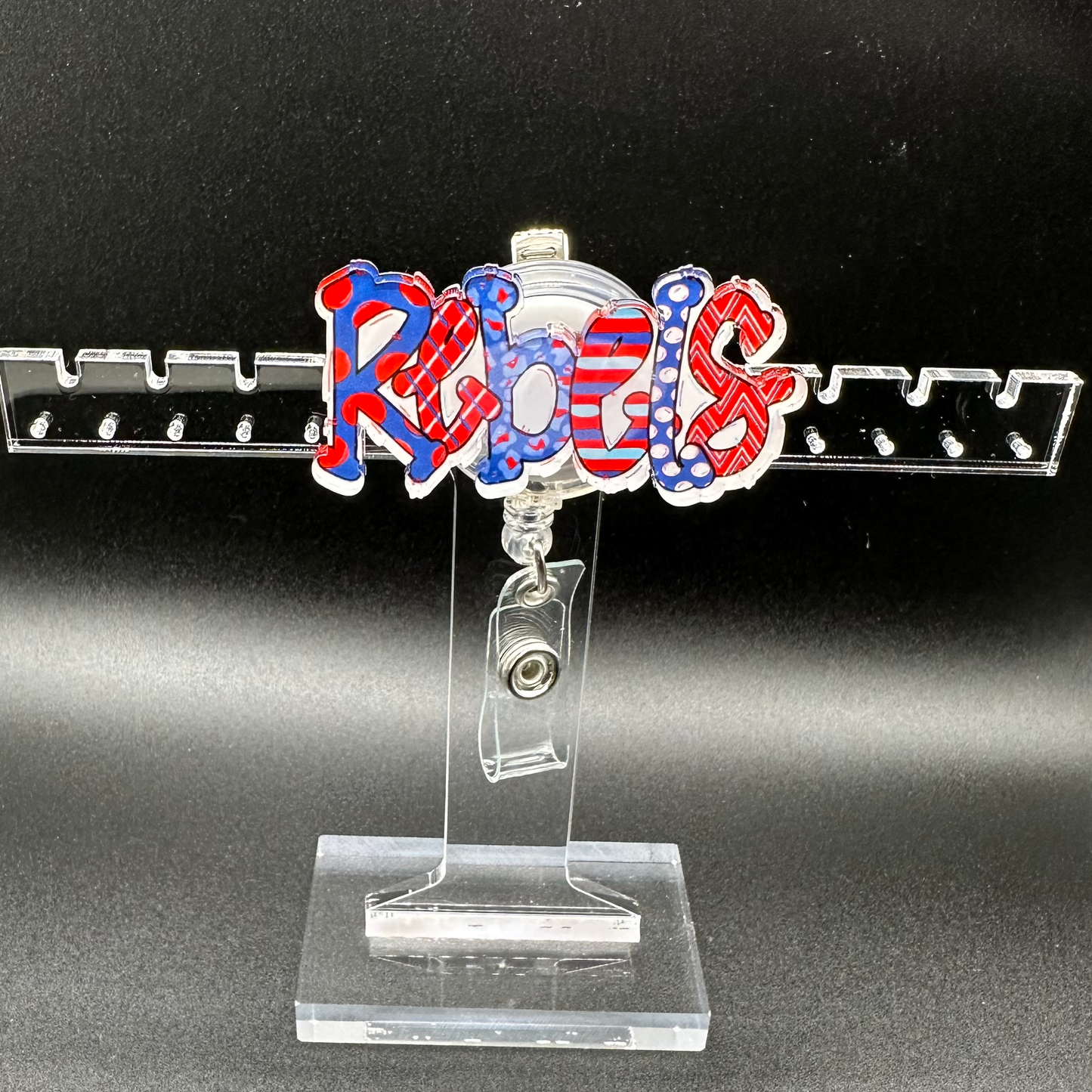 Ole Miss Rebels Badge Holder
