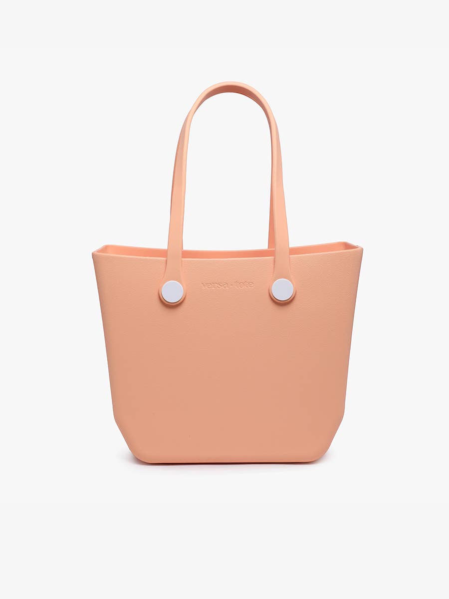 V2022 Vira Versa Tote w/ Interchangeable Straps: Peach