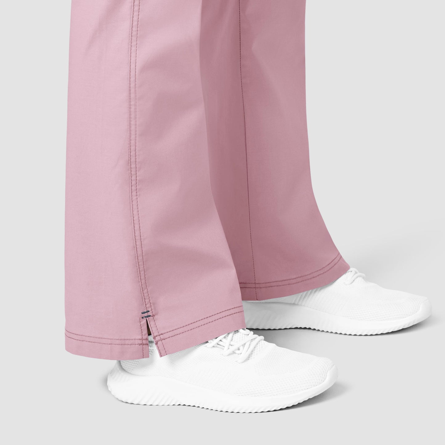 WonderFLEX Grace - Pantalones de trabajo con pernera acampanada y cargo para mujer - Rosa rubor