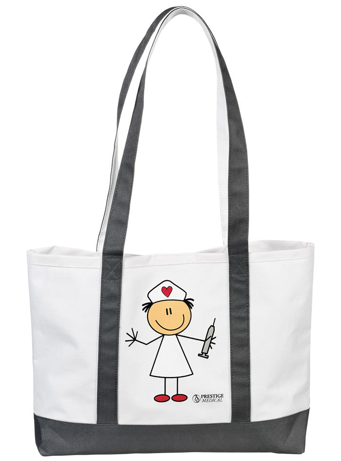 Stick Nurse Large Tote Bag