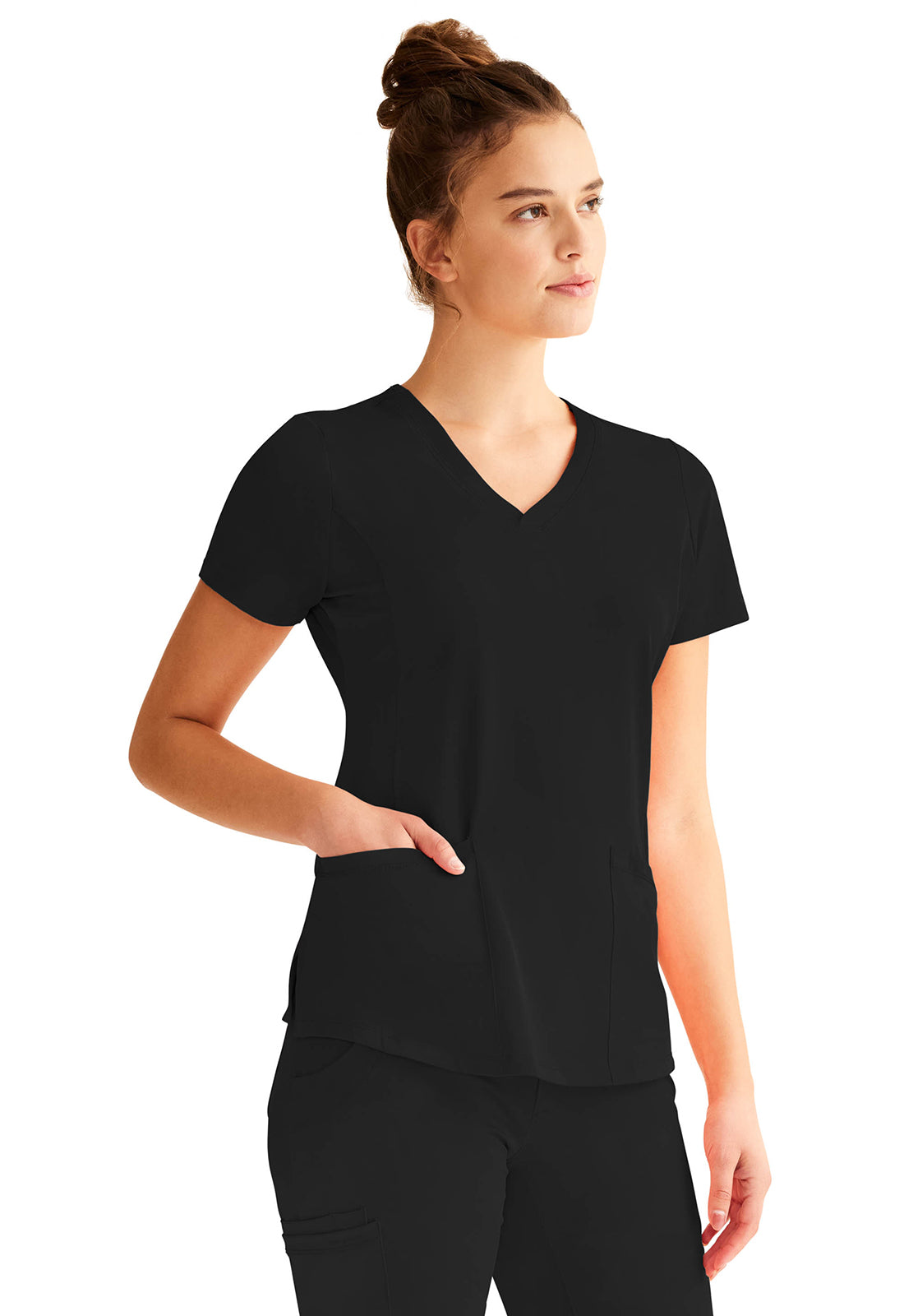 Blusa Monica de Healing Hands Works en color chocolate oscuro