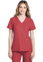Blusa con cuello en V Ultra de Cherokee WW Originals en color negro