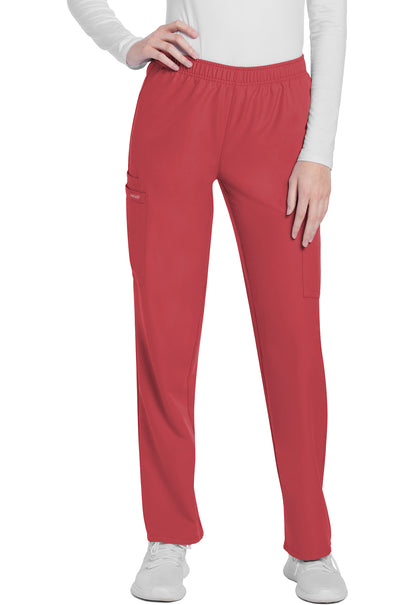 Cherokee WW Originals Ultra Mid Rise Pull-on Slim Leg Cargo Pant-Regular