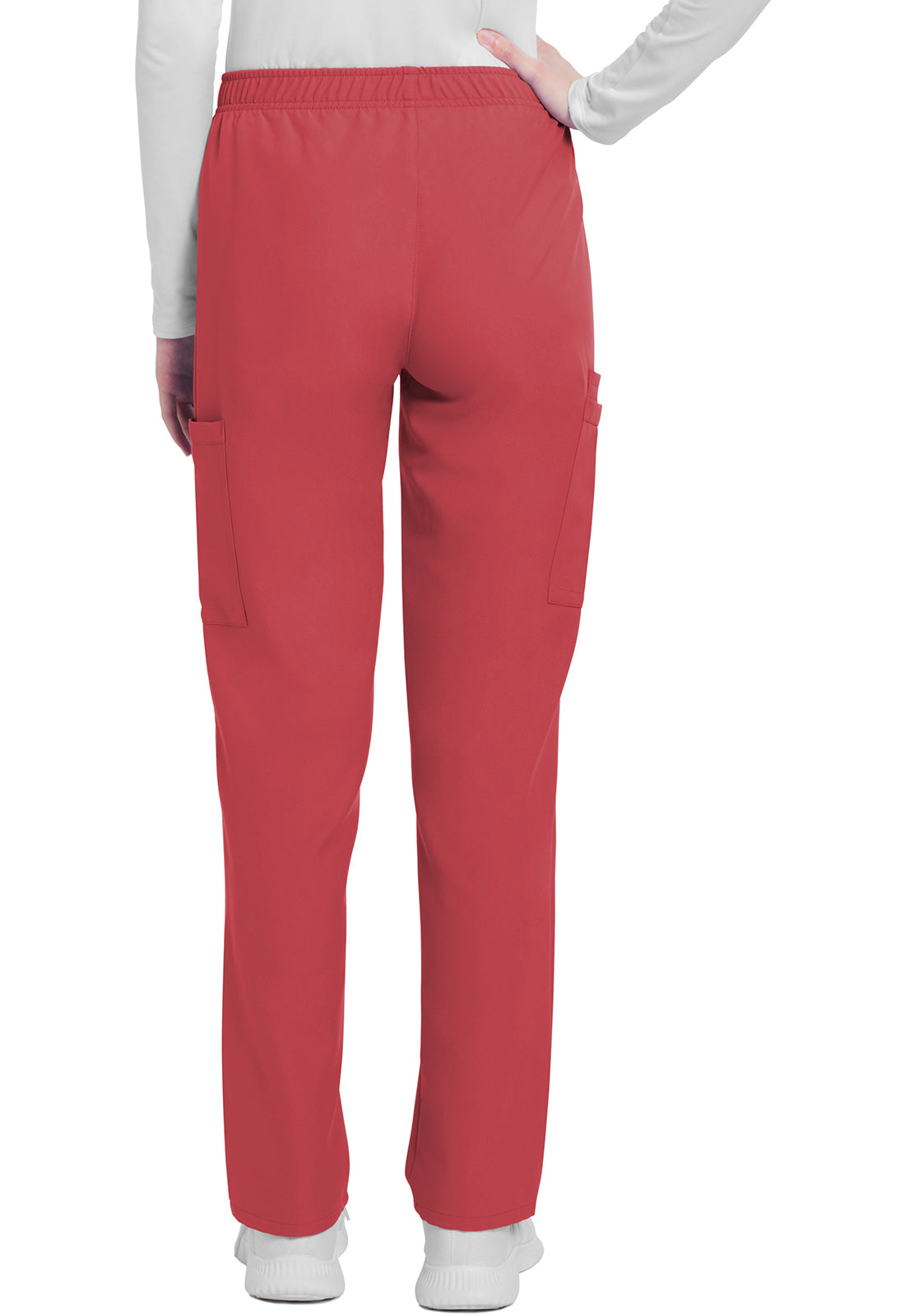 Cherokee WW Originals Ultra Mid Rise Pull-on Slim Leg Cargo Pant-Regular