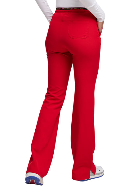 Pantalón con cordón y talle bajo en rojo de HeartSoul Break on Through