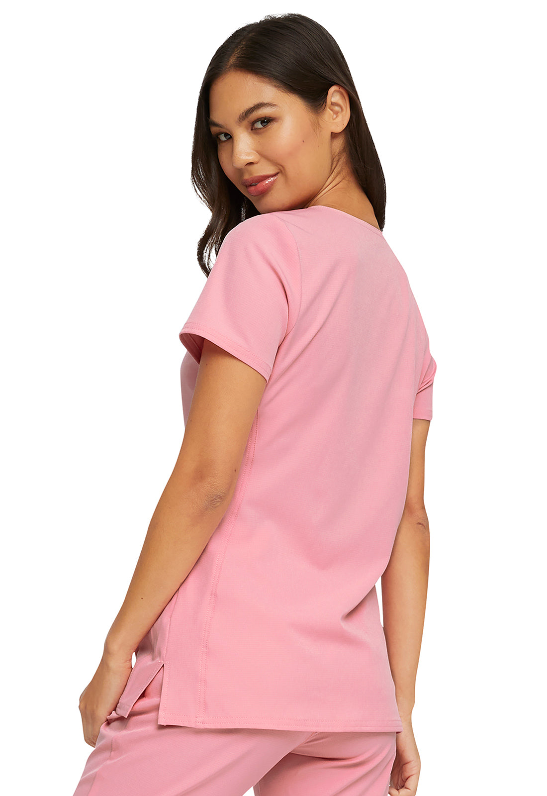 Shaped V-Neck Top in Red HeartSoul Break on Through