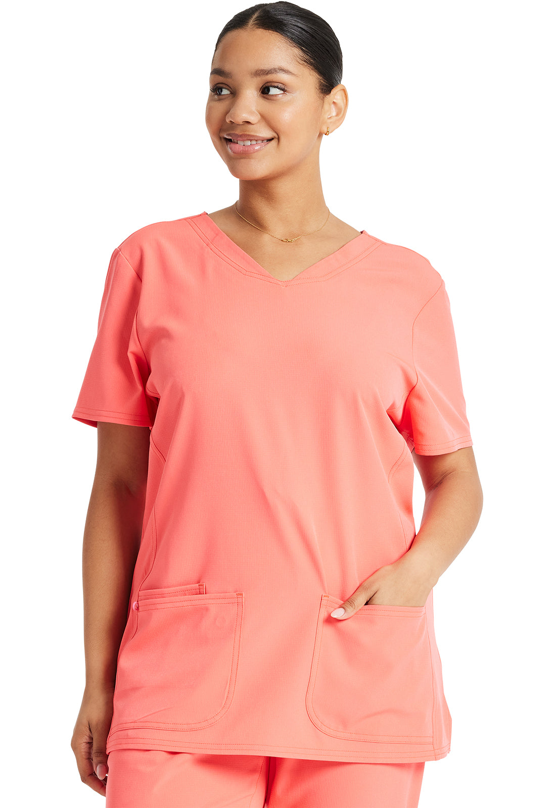 Top con escote en V en forma de corazón Break on Through de HeartSoul en color guayaba