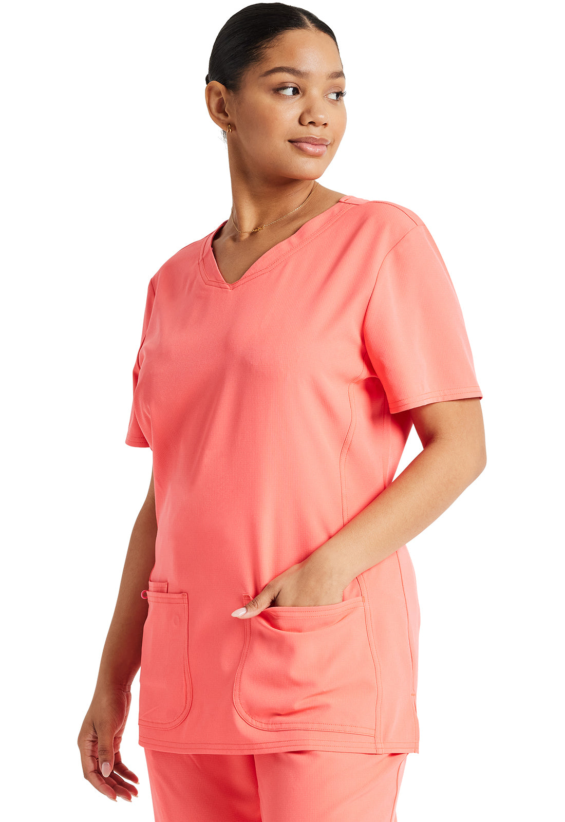 Top con escote en V en forma de corazón Break on Through de HeartSoul en color guayaba