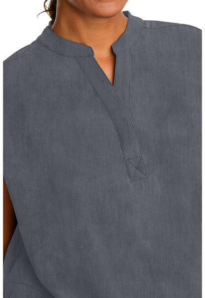 Healing Hands Purple Label Journey Top in Heather Grey