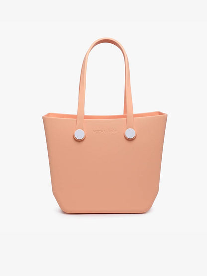 V2022 Vira Versa Tote w/ Interchangeable Straps: Peach
