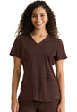 Healing Hands Works Monica Top in Dark Chocolate