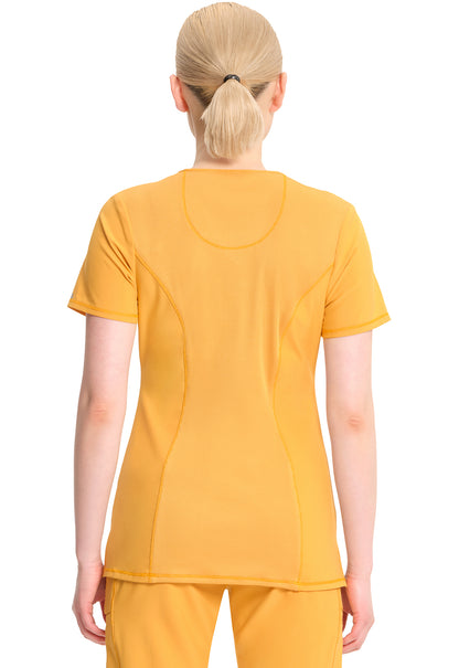 Top de cuello redondo Infinity en Gold Rush