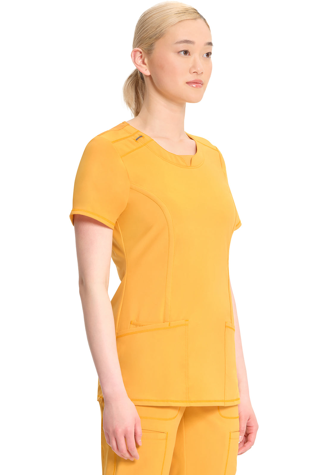 Top de cuello redondo Infinity en Gold Rush