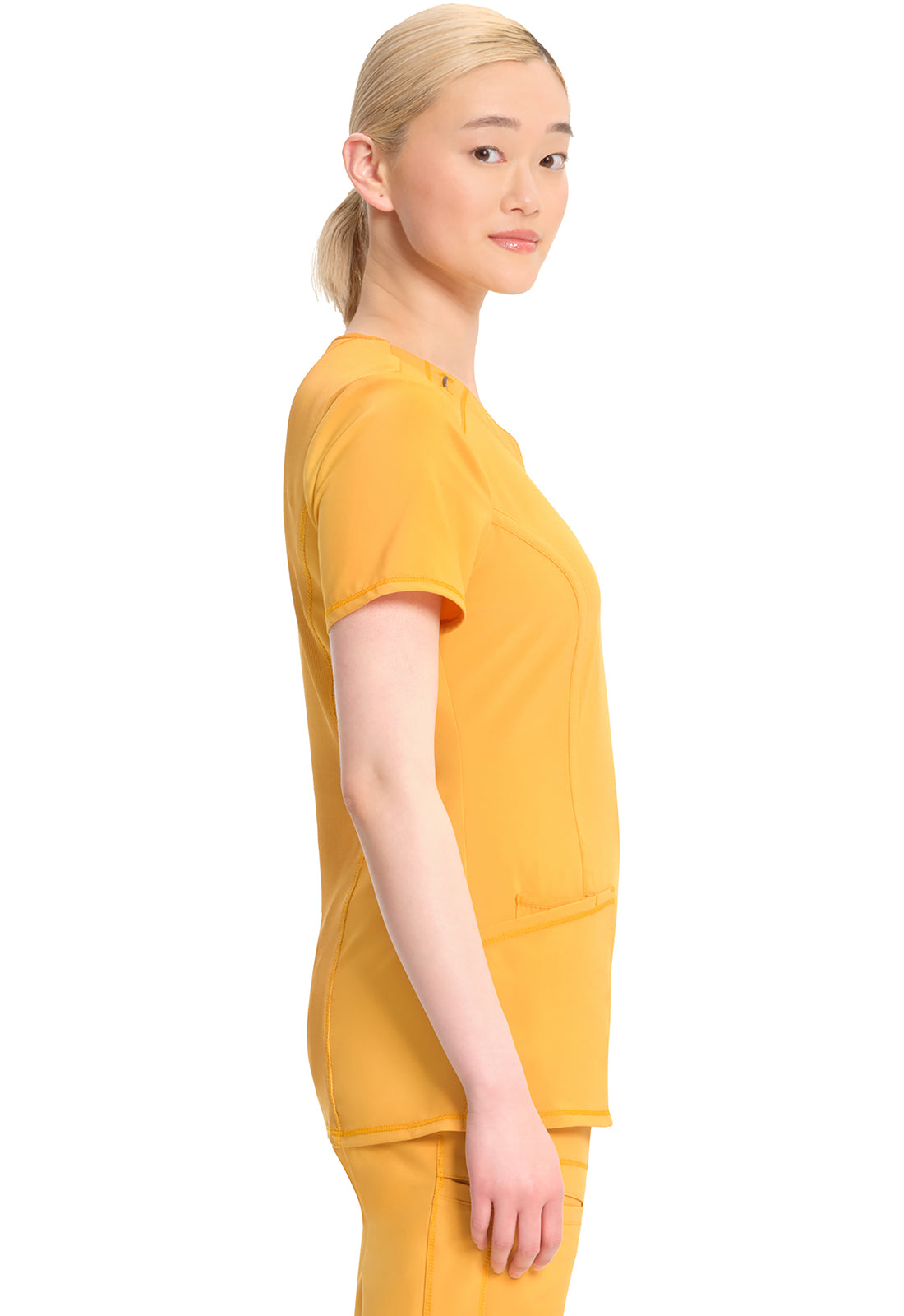 Top de cuello redondo Infinity en Gold Rush