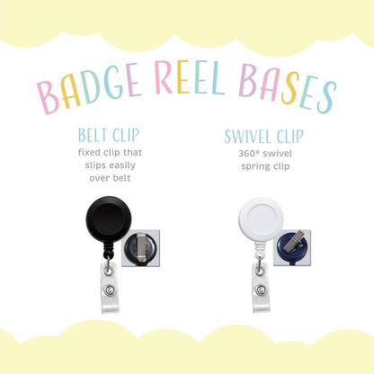 Ultra Sound Tech Starry Badge Pal: Black / Belt Clip