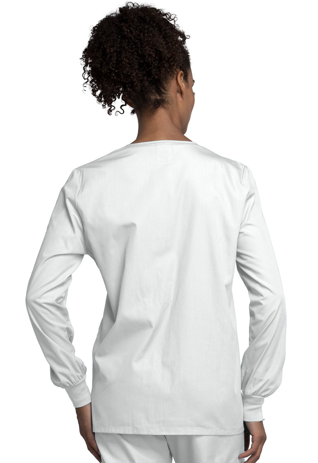 Chaqueta de abrigo Cherokee con cierre a presión en blanco WW Originals
