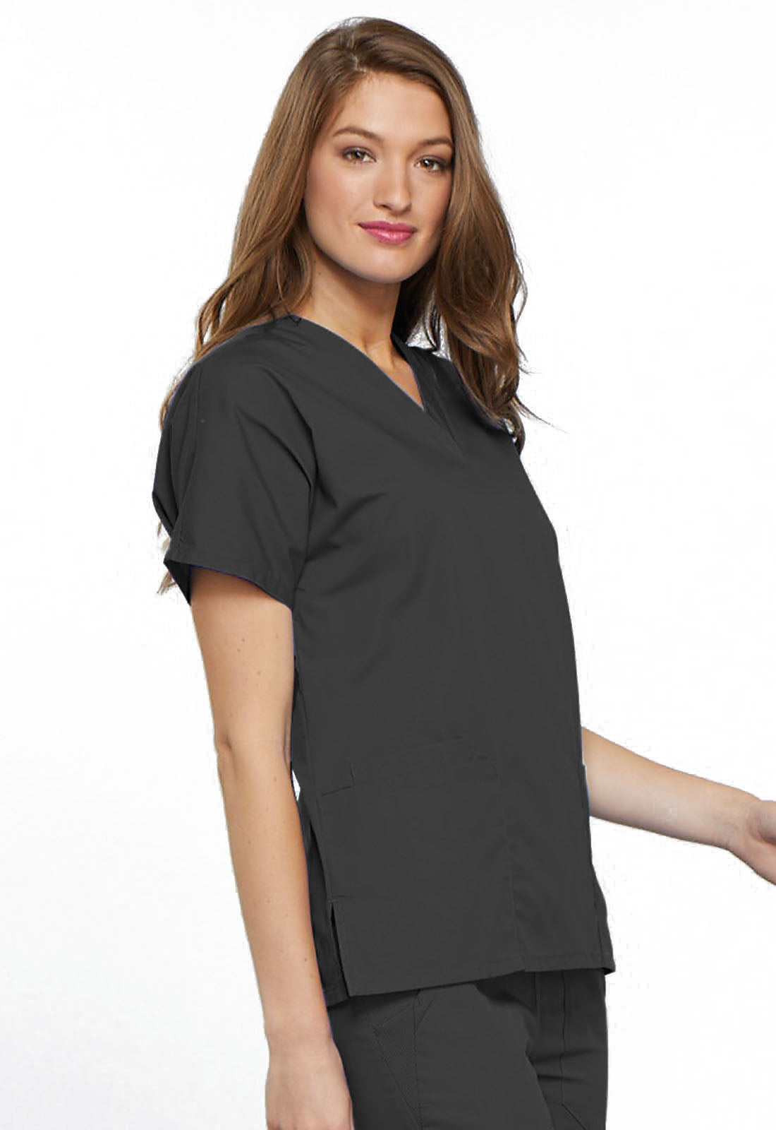 Blusa Cherokee con escote en V en color peltre WW Originals 4700