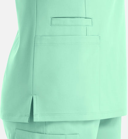 Maevn Momentum Womens Double V-Neck Top