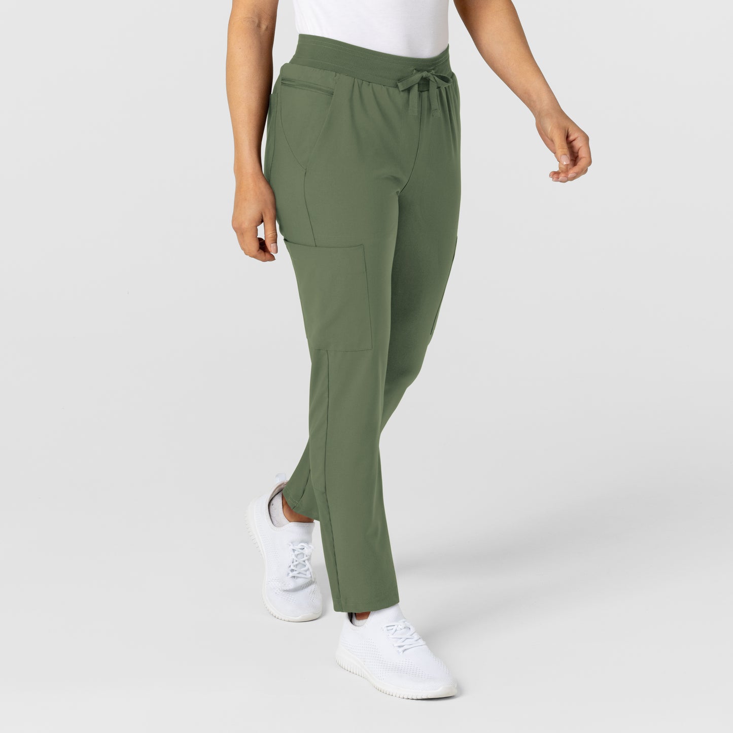 W123 Women's Flex-n-Reach Track Scrub Pant-Tall
