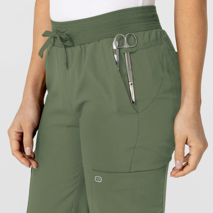 W123 Women's Flex-n-Reach Track Scrub Pant-Tall
