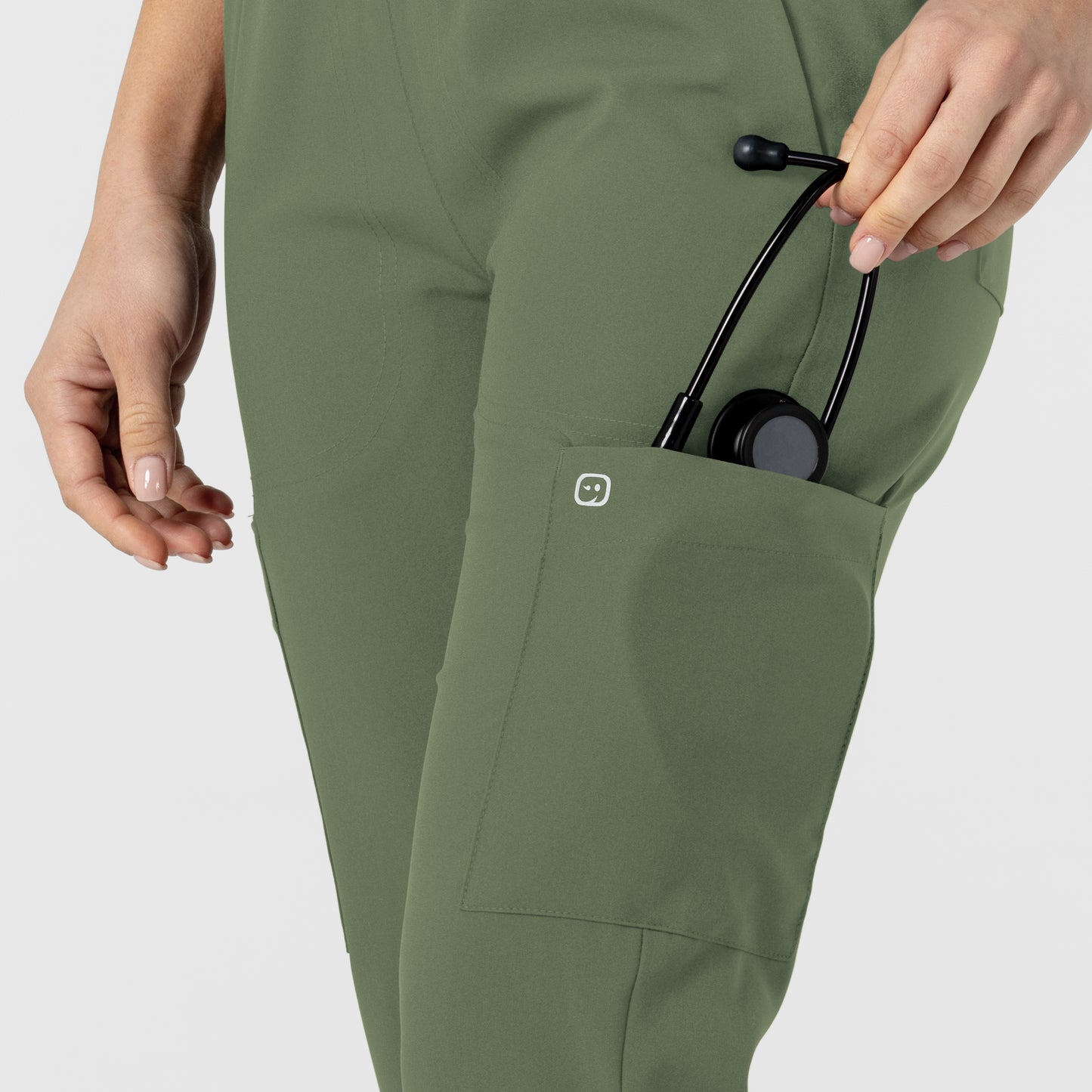 W123 Women's Flex-n-Reach Track Scrub Pant-Tall