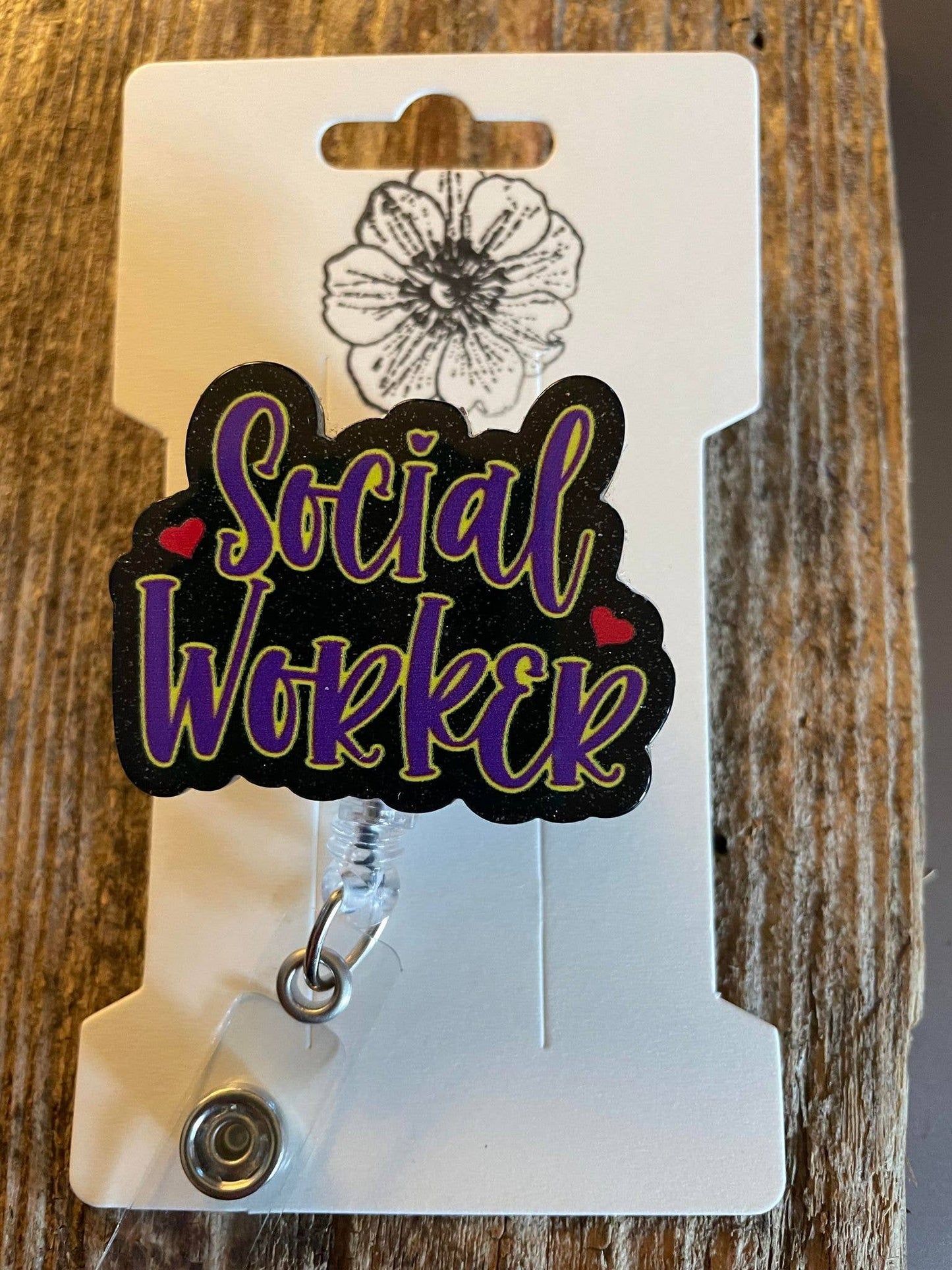 Badge Reel "Social Worker"