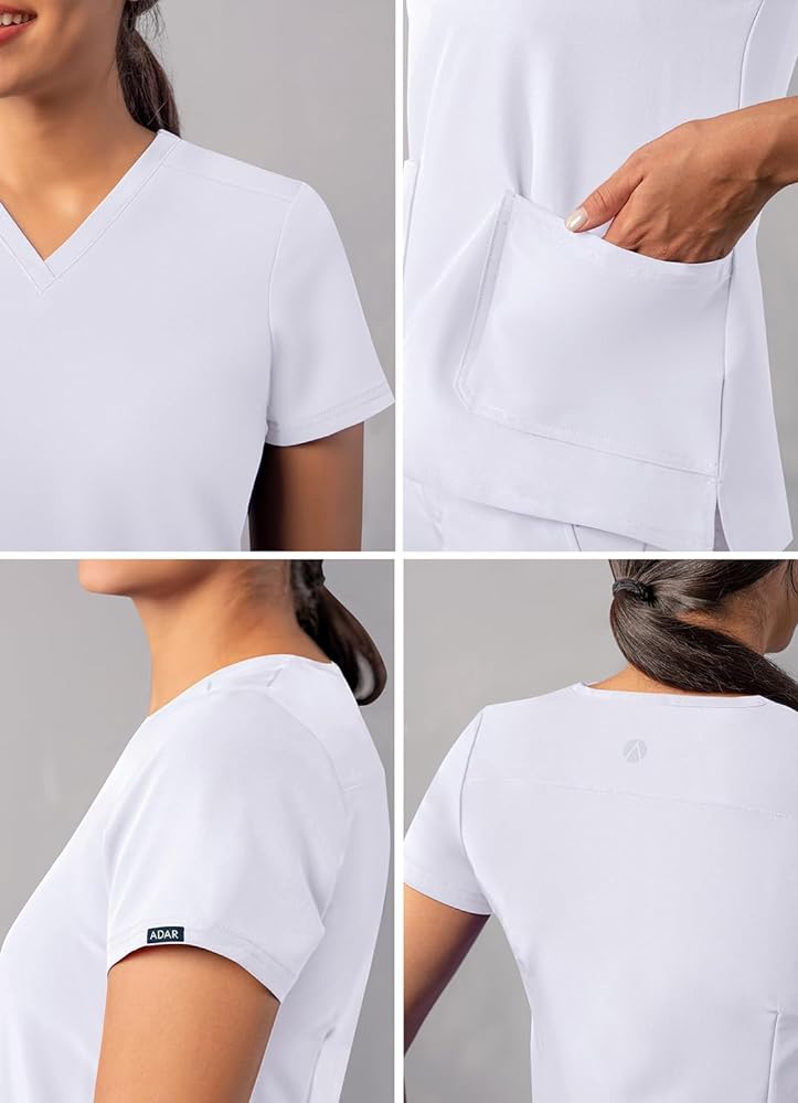 Adar Addition Women's Modern fit V-Neck Top