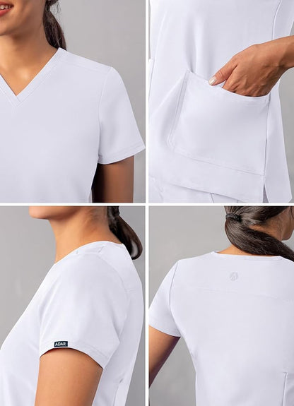 Adar Addition Women's Modern fit V-Neck Top