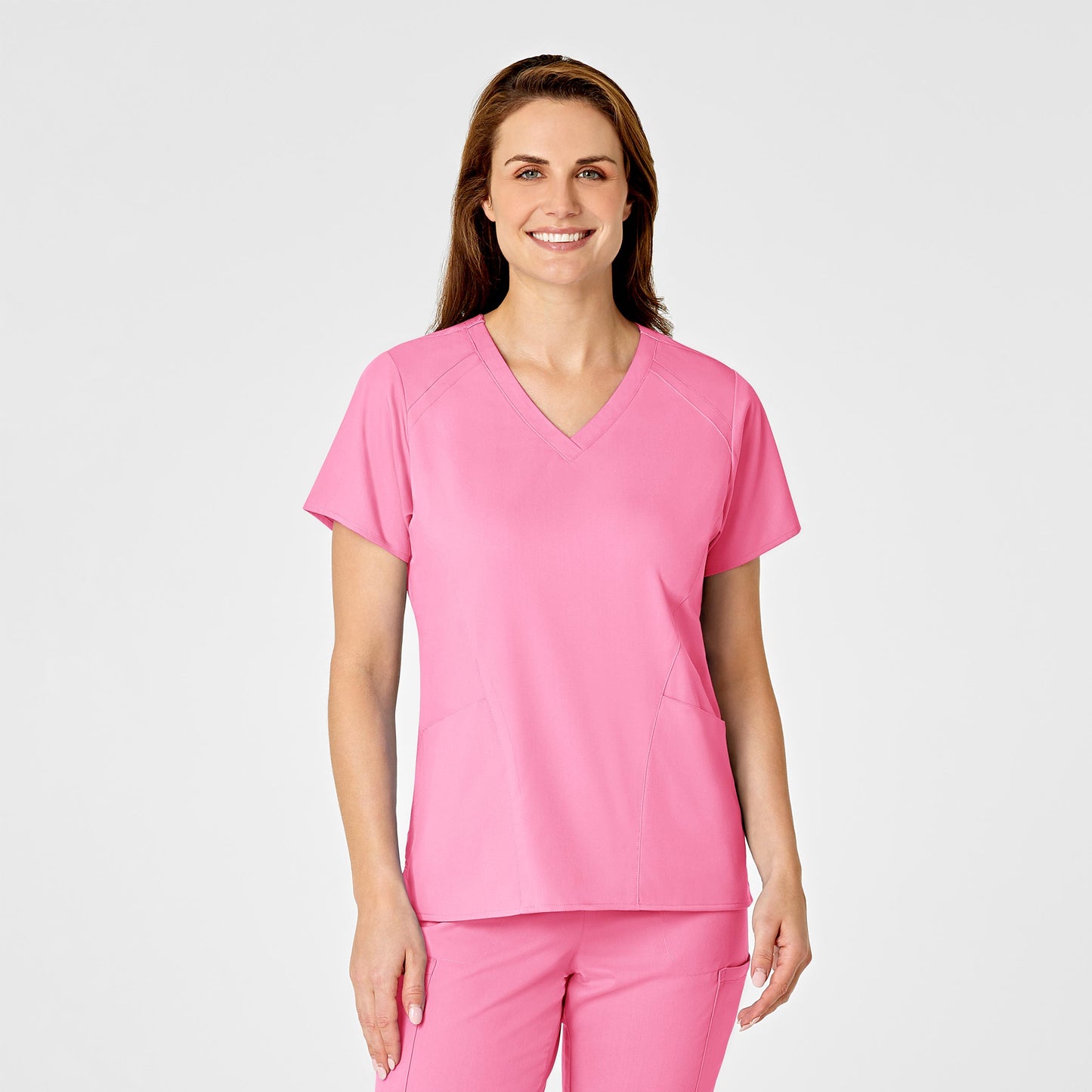 Wink PRO Women's 4 Pocket V-Neck Scrub Top - Red