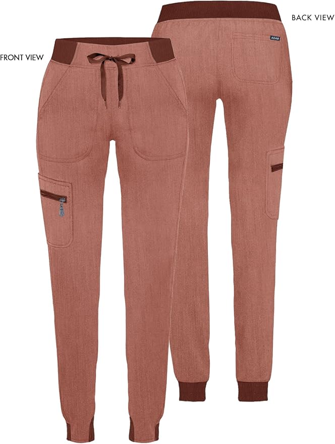 Adar Women's Ultimate Yoga Jogger Pant Pro Heather Collection