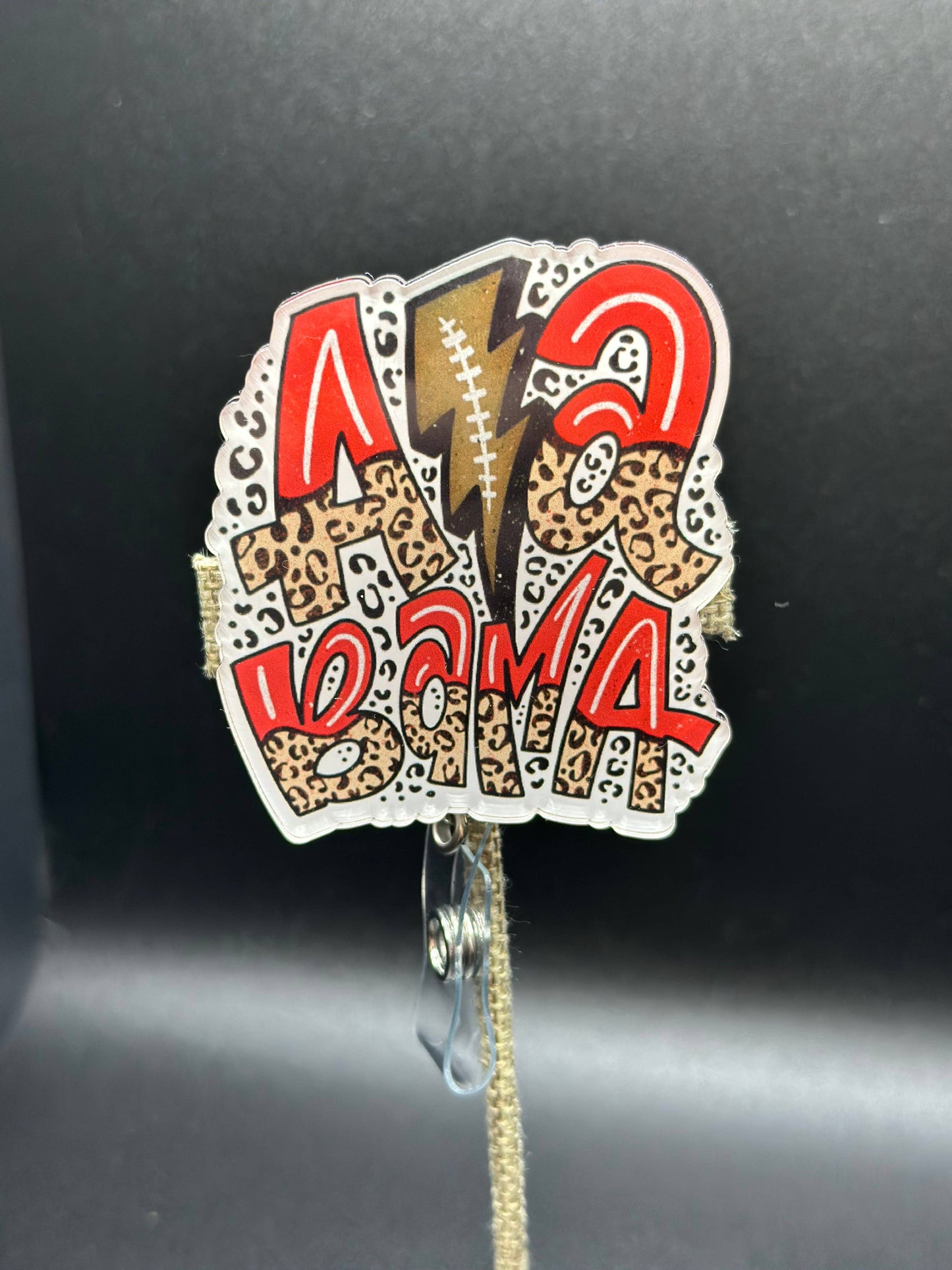Alabama Football Leopard Badge Reel