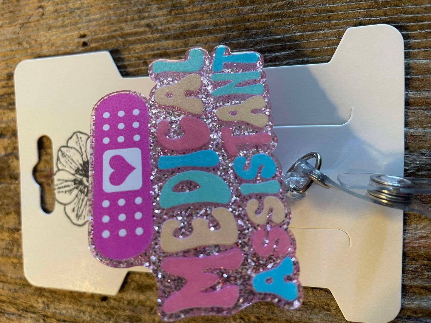 Badge Reel "Medical assistant" Band Aid