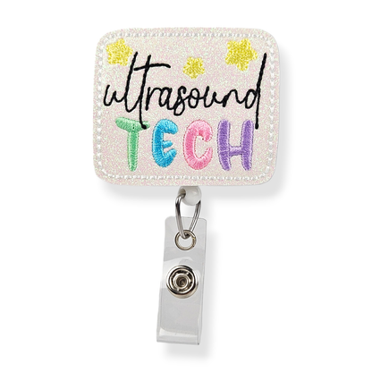 Ultra Sound Tech Starry Badge Pal: Black / Belt Clip