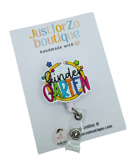 Kindergarten Teacher Badge Reel: Kindergarten
