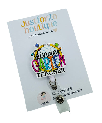 Kindergarten Teacher Badge Reel: Kindergarten