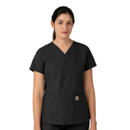 Carhartt Force Essentials Women's V-Neck Scrub Top