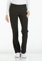Cherokee iFlex Mid Rise Straight Leg Pull-on Pant in Black
