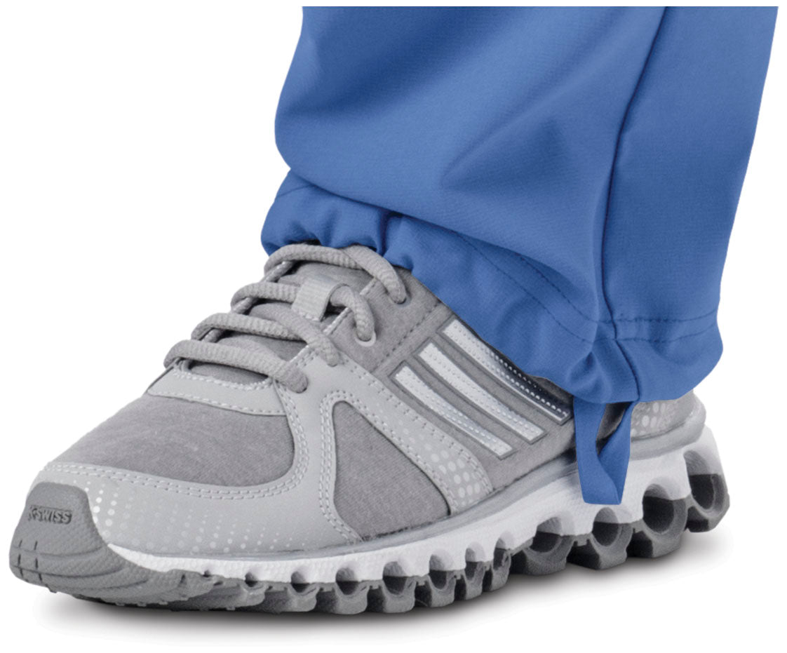 Cherokee iFlex Mid Rise Straight Leg Pull-on Pant in Ceil