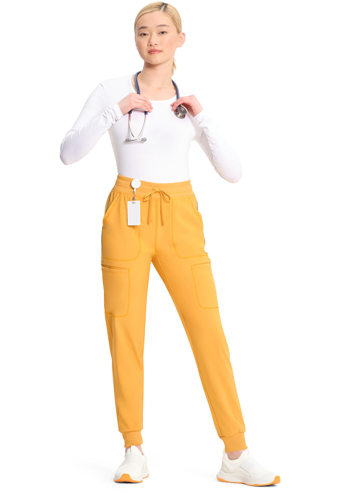 Infinity Mid Rise Jogger in Gold Rush
