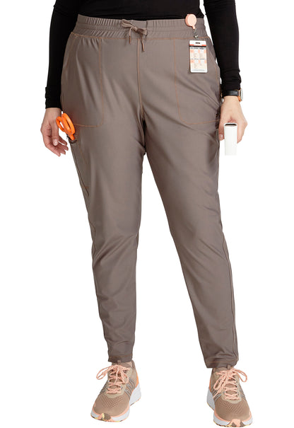 Cherokee Form Mid Rise Tapered Leg Drawstring Pant