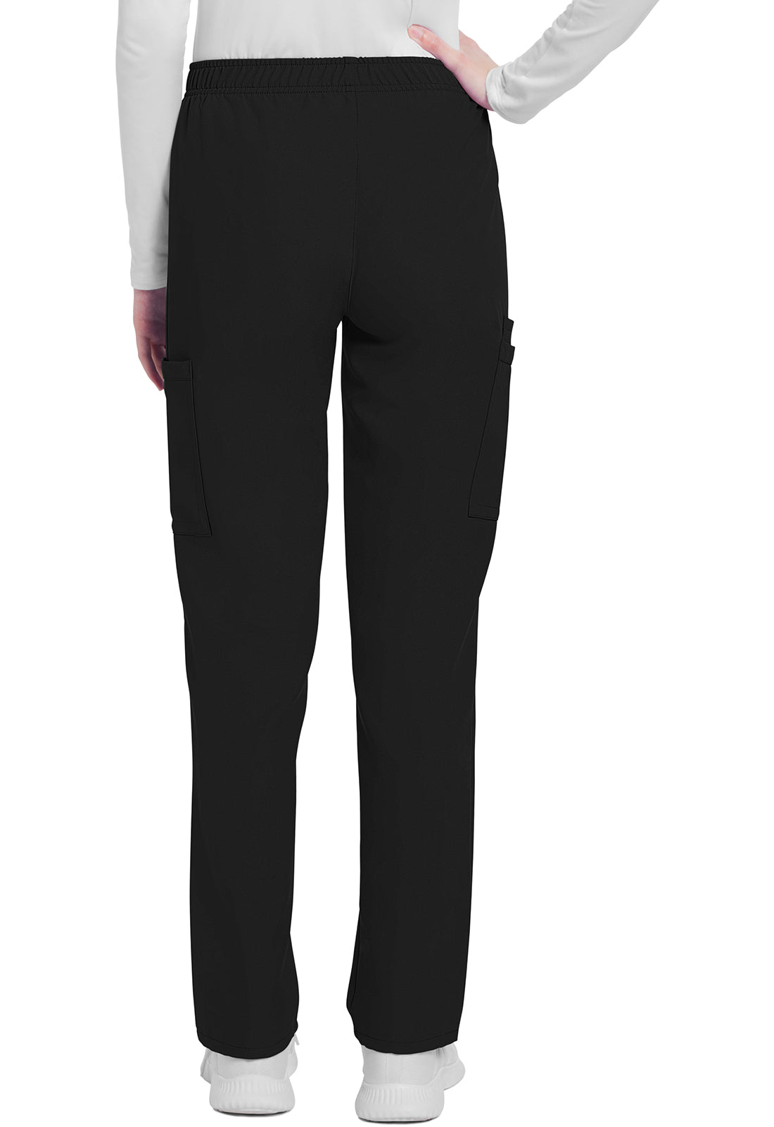 Cherokee WW Originals Ultra Mid Rise Pull-on Slim Leg Cargo Pant-Regular