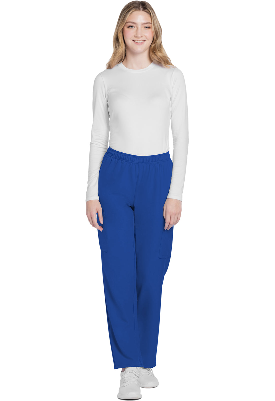 Pantalón cargo de tiro medio y pierna entallada de Cherokee WW Originals en color azul marino