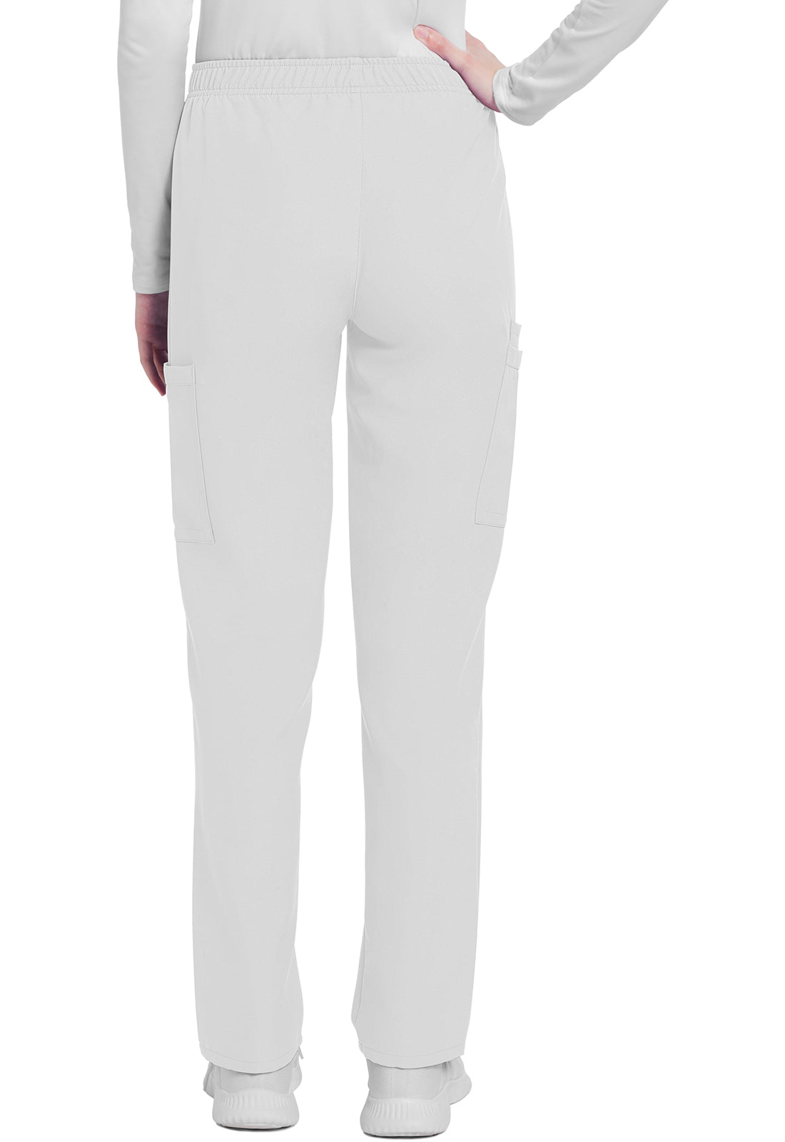 Cherokee WW Originals Ultra Mid Rise Pull-on Slim Leg Cargo Pant-Regular