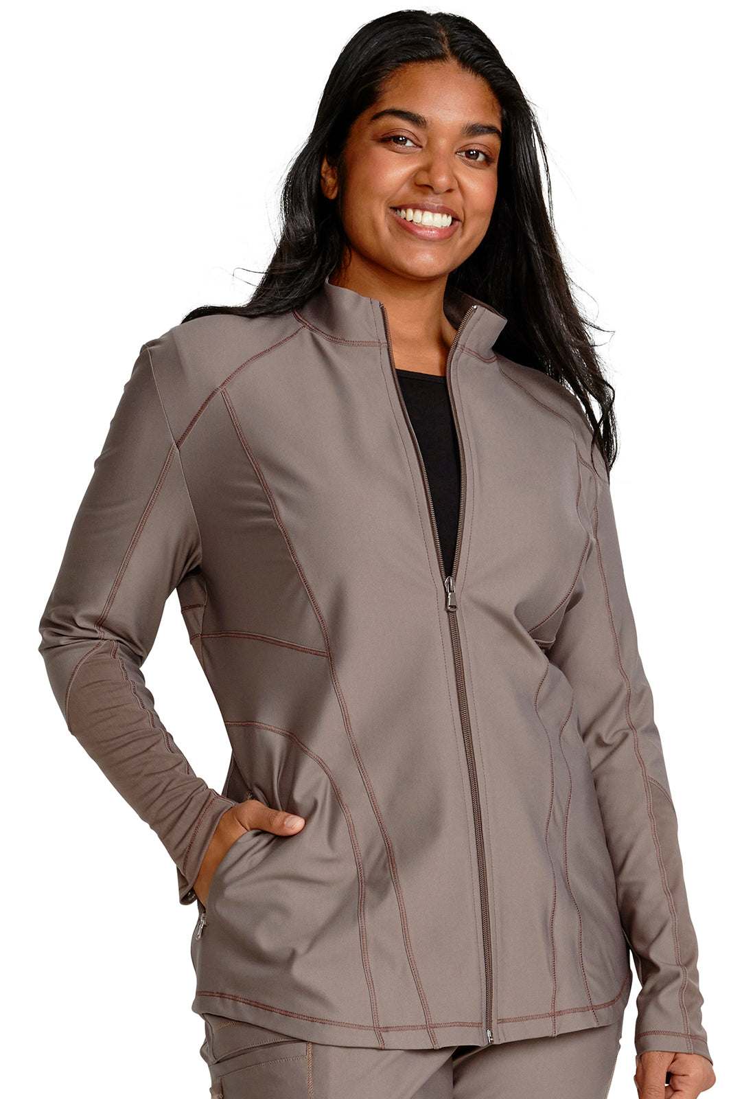 Cherokee Form Zip Front Jacket
