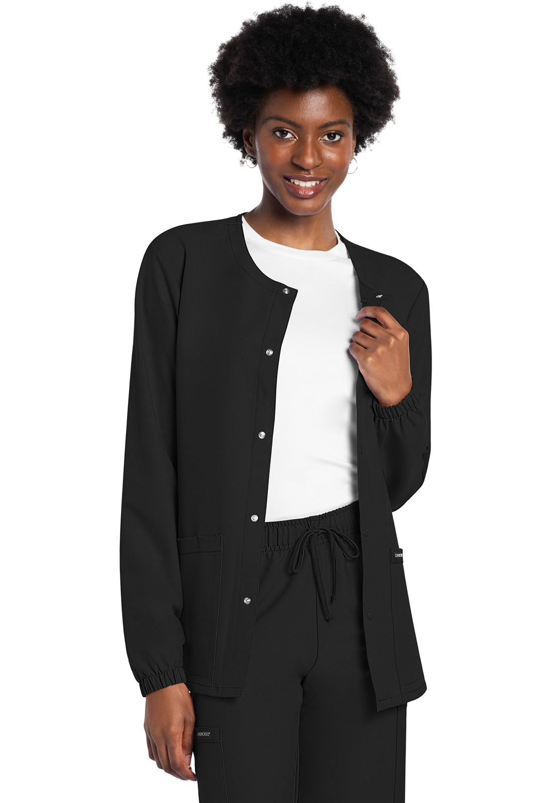 Chaqueta de abrigo unisex Cherokee con cierre a presión en color peltre WW ORIGINALS ULTRA