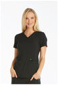 Cherokee iFlex V-Neck Top in Black