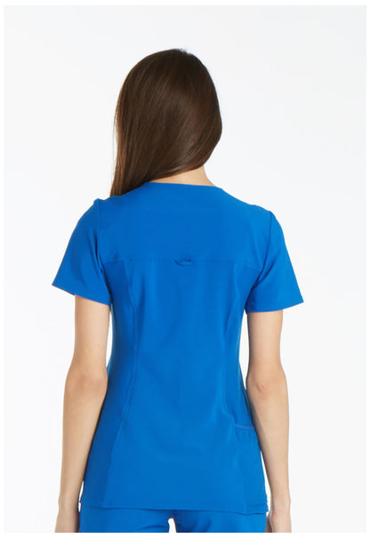 Cherokee iFlex V-Neck Top in Royal