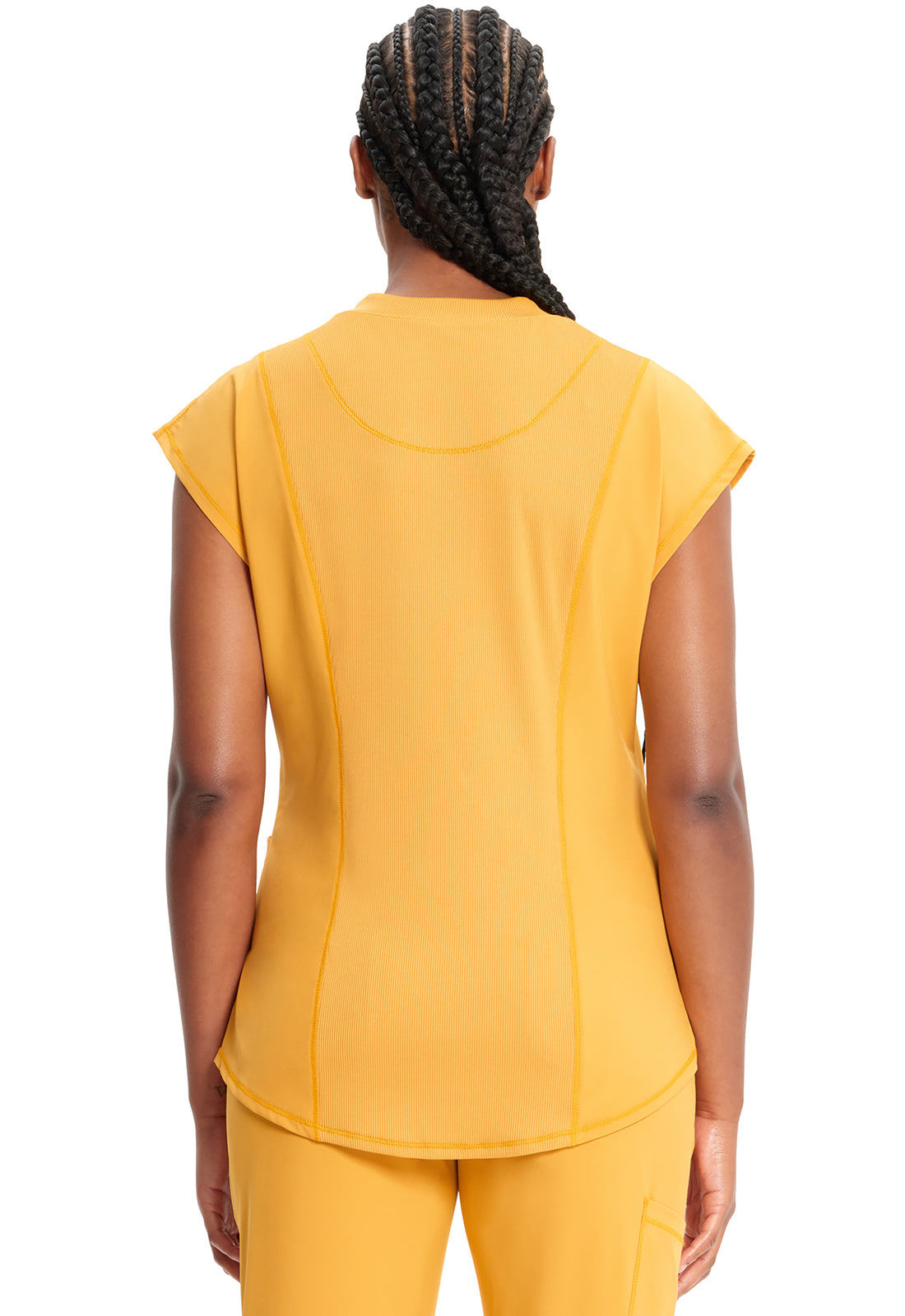 Infinity Mock Neck Top in Gold Rush