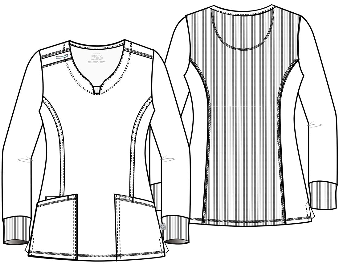 Infinity Long Sleeve Round Neck Top