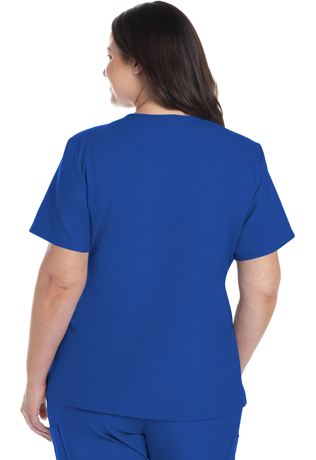 Blusa con escote en V Ultra de Cherokee WW Originals en color azul real